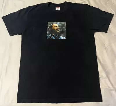 Supreme Marvin Gaye Short Sleeve T Shirt Black Size Medium • $40