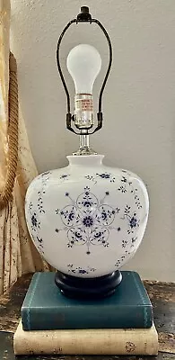 Vintage Chinese Ginger Jar Lamp Blue & White/Delft • $159.99