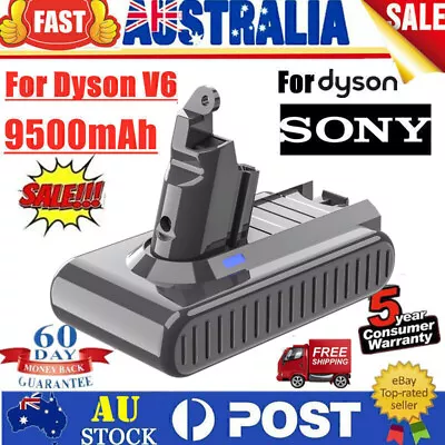 9500mAh Sony Battery For Dyson V6 DC58 DC59 DC61 DC62 DC72 SV03 SV09 Absolute QP • $34.49
