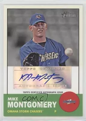 2012 Topps Heritage Minor League Edition Real One Mike Montgomery #ROA-MMO Auto • $17.50