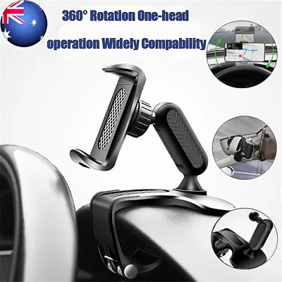 360° Rotation Universal Dashboard Car Phone Holder Mount GPS Stand Cradle Clamp • $12.82