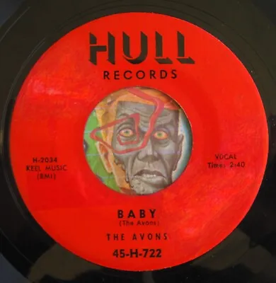 HEAR Avons 45 Baby / Bonnie HULL 722 Doo Wop R&B Original • $24.99