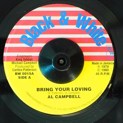 VINYL 7 INCH Al Campbell - Bring Your Loving  /  King Tubby Mikey Dread - Lover • $5.37