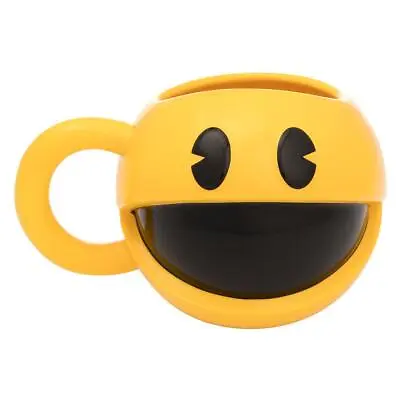 PAC-MAN 16 Oz. Sculpted Ceramic Mug Mrs. Pacman Video Game Arcade Gift • $32.30