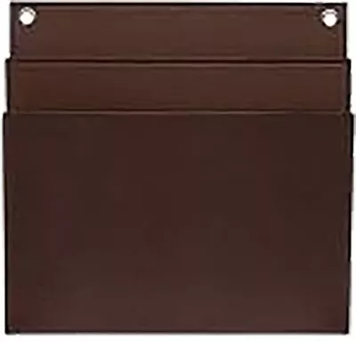 Martha Stewart Home Office Large Adhesive Wall Pocket 11-3/4 X 12 2 Brown 24513 • $26.02