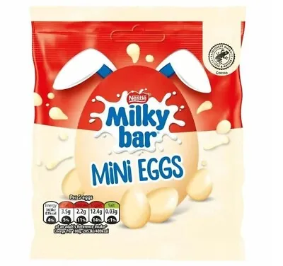 2 Packs Of Traditional British Milkybar Mini Eggs Bag 80g Ready For Easter • £21.18