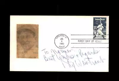 Phil Weintraub Signed 1983 FDC Babe Ruth Cache First Day Cover Autograph • $14