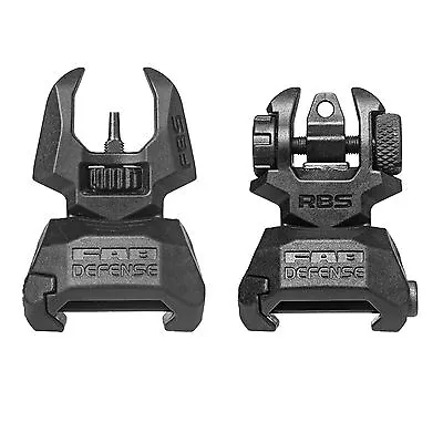 FAB Defense Front & Back Polymer Back-Up Picatinny Sight Set - FBS RBS • $85.49