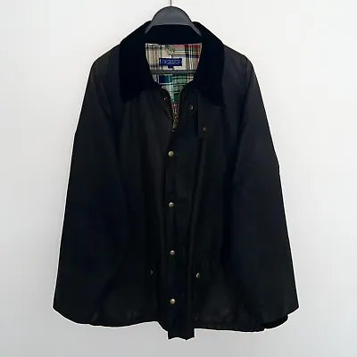 $74.99 • Buy J McLAUGHLIN Mens Hunting Jacket Barn Coat Shooting Waxed Cotton Lined Black L