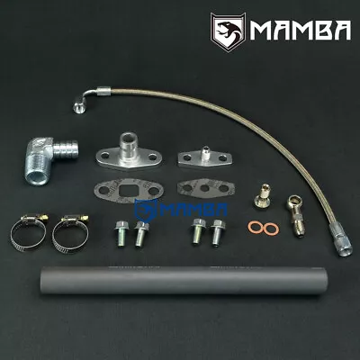 Turbo Oil Feed & Return Drain Line Kit For Nissan TD42 GU Factory Hitachi HT18 • $90.20