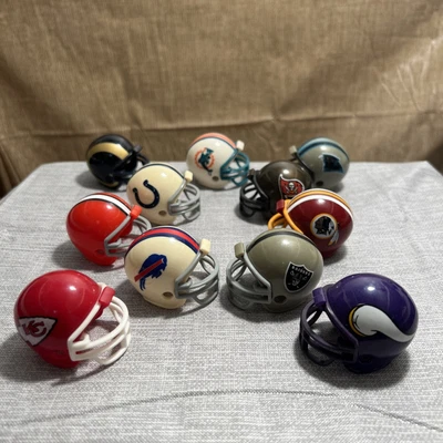$0.99 • Buy Riddell NFL Football Mini Finger Helmet Pocket Pro Collection Lot Of 11 2011