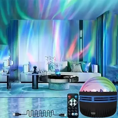 Northern Lights Galaxy Projection Lamps Aurora Star Projector Night Light Gifts • £7.59