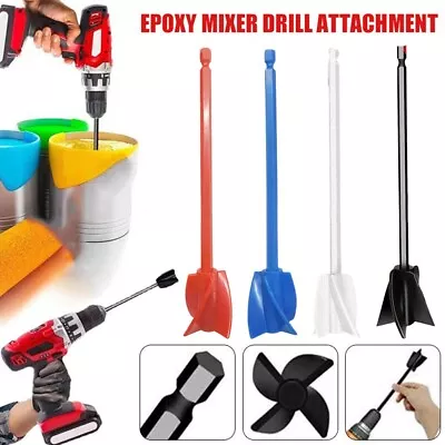 Epoxy-Mixer Paint Drill Attachment Paddle Consistency Liquids Resin Head Stirrer • $7.57