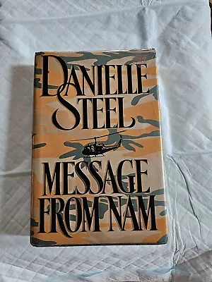 Message From Nam By Danielle Steel (1990 Hardcover Large Type / Large Print... • $1.99