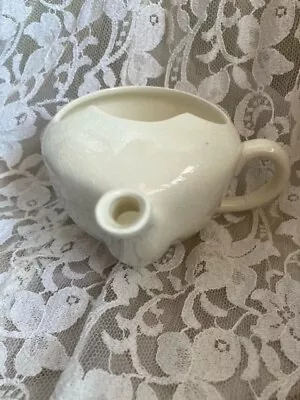 Antique Invalid Feeder Cup In White • £5