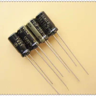 10Pcs ELNA SILMIC II Series 10uF/35V Electrolytic Capacitors 5mmX11mm For Audio • $2.42