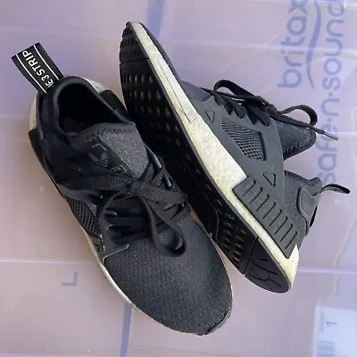 Adidas Originals NMD XR1 Size US 6.5 Men’s Boost Black Gym Trainers BY3045 • $36