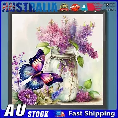 AU 5D DIY Full Round Drill Diamond Painting Butterfly Kit Home Decoration (K405) • $10.09