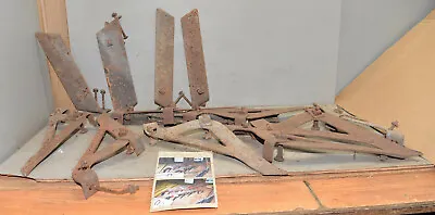 Antique 1800's Ice Plow Horse Drawn Harvesting Sled Sleigh Scribe Early Tool Lot • $499.99