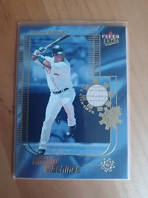 Manny Ramirez 2002 Fleer Ultra Hitting Machine Bat Relic • $5