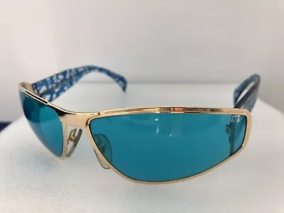 1997 Vintage Original Alain Mikli 3214 Blue Bono U2 Pop Popmart Sunglasses • $2499.99