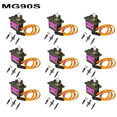 MG90S Servo Micro Servo Motor For RC Robot Helicopter Aircraft Airplane Car Boat • $15.69