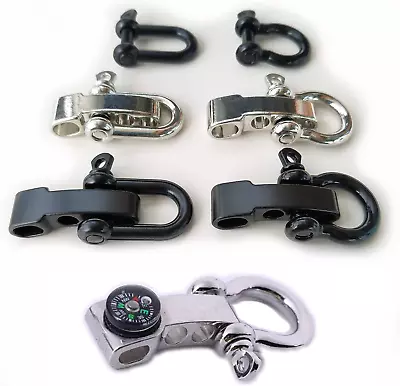 7 Packs Metal Buckles For Survival Paracord Bracelets Adjustable Stylish Alloy  • $14.11