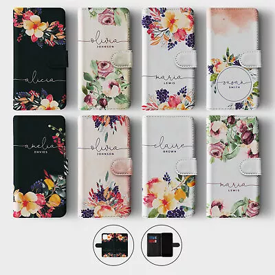 Tirita Personalised Wallet Flip Case For IPhone 15 14 13 12 11 English Roses • $9.83