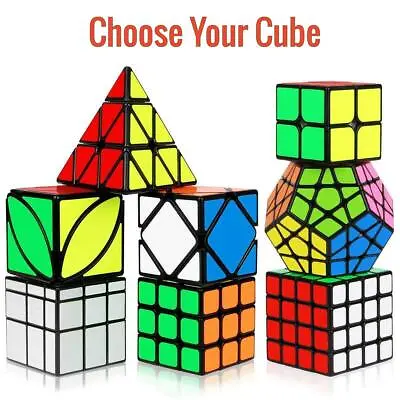 Magic Cube Toy 3x3/2x2/5x5/7x7 Choose Shape And Color Puzzles Ultra Smooth Play • $5.49