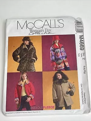 McCall's Misses Reversible Jackets & Hats Sz Lrg  Xlg Uncut Sewing Pattern M4669 • $8