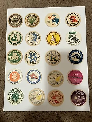 New Pogs Hawaiian Milk Caps Lot Of 20 • $15.99