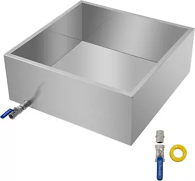 VBENLEM Maple Syrup Evaporator Pan 24 X 24 X 9.5 Inch Stainless Steel • $174.99