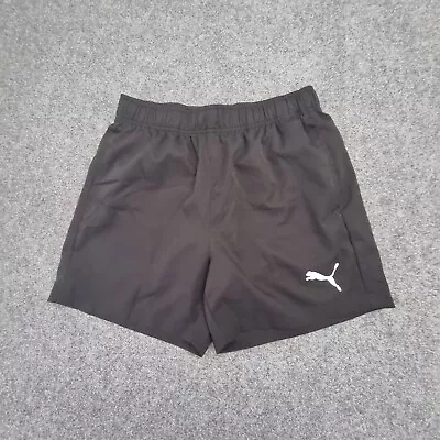 $19.88 • Buy Puma Shorts Mens SMALL Black Adult Sports Basketball Running Activewear Size S