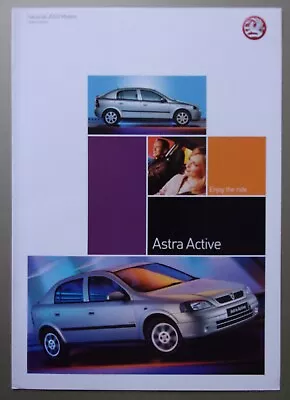 VAUXHALL ASTRA ACTIVE Special Edition Orig 2003 UK Mkt Sales Brochure  • $4.97