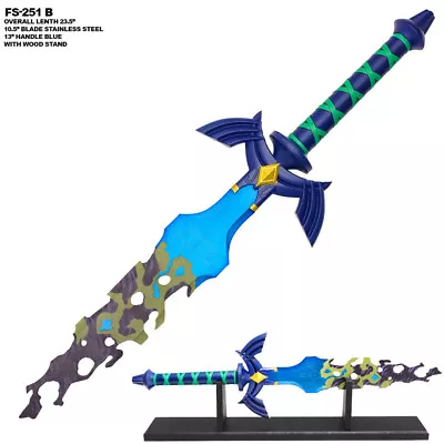 Real Zelda Tears Of The Kingdom Broken Blade Master Metal Sword • $49.45