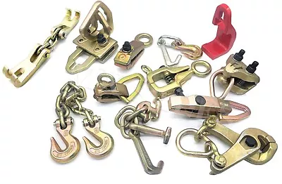 $229.99 • Buy 12pc Set Auto Frame Back Self-Tightening​g Grips & Auto Body Repair Pull Clamp