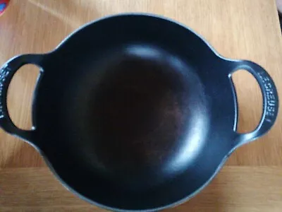 Le Creuset Balti Dish Cast Iron (used).      *******NOT A NON-STICK PAN******** • £100