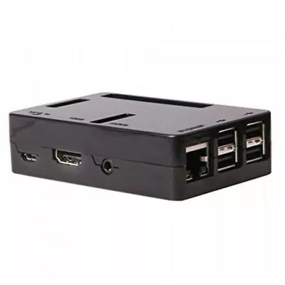 Premium Black Case For Raspberry Pi B+ & Raspberry Pi 3 Model B Access All Ports • $10.99