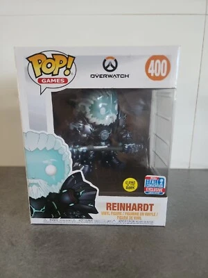 $10 • Buy Reinhardt Pop! Vinyl Glow In The Dark 6  Inch NYCC #400 Overwatch