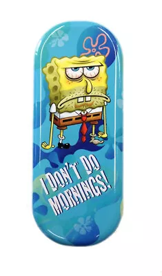 Spongebob Squarepants Mornings Metal Hard Glasses Case Sunglasses Holder New • £9.95