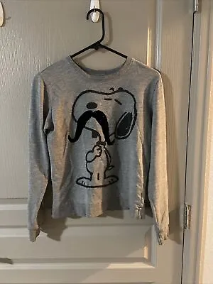 Peanuts Mustache Snoopy Forever 21 Small Shirt • $10