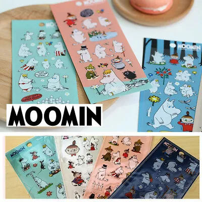 Fun Cute Moomin Stickers PVC Stickers Kawaii Scrapbooking DIY Phone Gift • £2.99