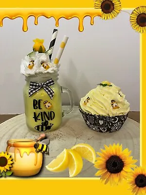 Fake Artificial Mini Milkshake &cupcake • £10