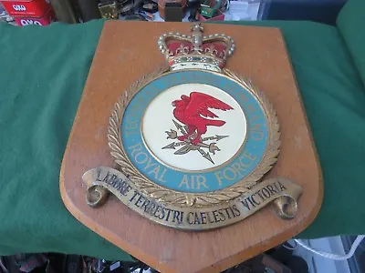 £150 • Buy Large Royal Air Force Technical Training Command Cast Aluminium Plaque 