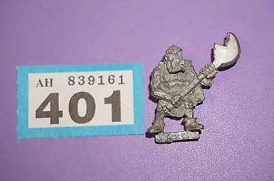 Warhammer Fantasy 1987 Citadel Giant Black Orc Halberd 1987 Metal • £6.99