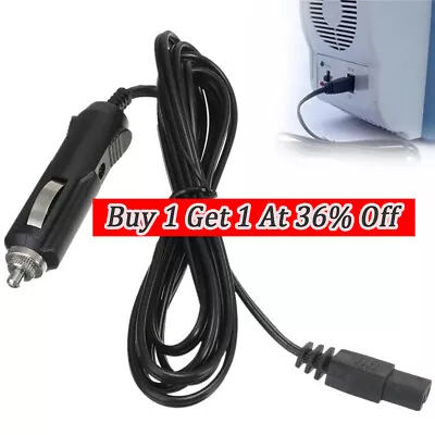 For Car Cool Cooler Box Lead Cable Wire 2M 12V DC 2 Pin Cigarette Lighter Plug • £3.57