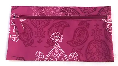 New Vera Bradley Stamped Paisley Brush And Pencil Cosmetic • $14.99