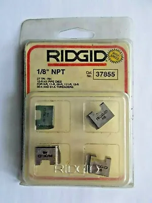 $15.95 • Buy Ridgid 37855 1/8  Npt 12-r Hs Pipe Threading Dies O-r 111-r 11-r 00-r 