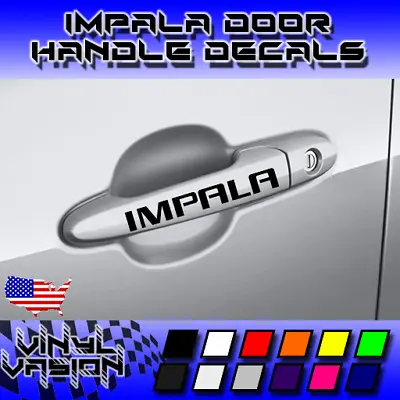 4x Impala Door Handle Decal Chevrolet Chevy LS LT Premier • $12.49