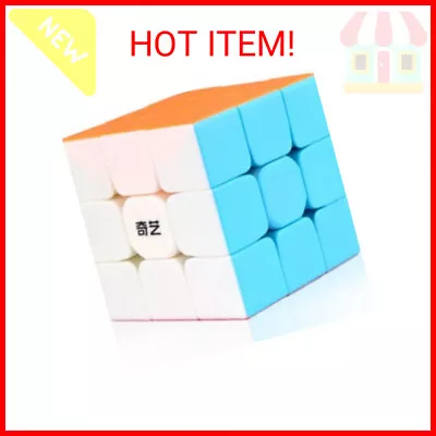 QY Toys Warrior W Speed Cube 3x3- Stickerless Magic Cube 3x3x3 Puzzles Toys (56m • $8.81